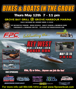  Bikes & Boats In The Grove — Key West Air Land & Sea Poker Run